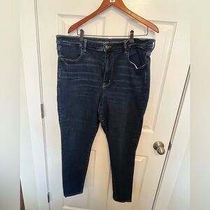 American Eagle Outfitters Womens Dark Wash Skinny Jeans